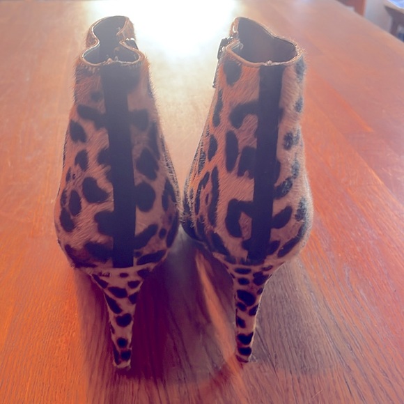 Leopard pony hair ankle boots JCrew Collection. Never worn. - Picture 3 of 5